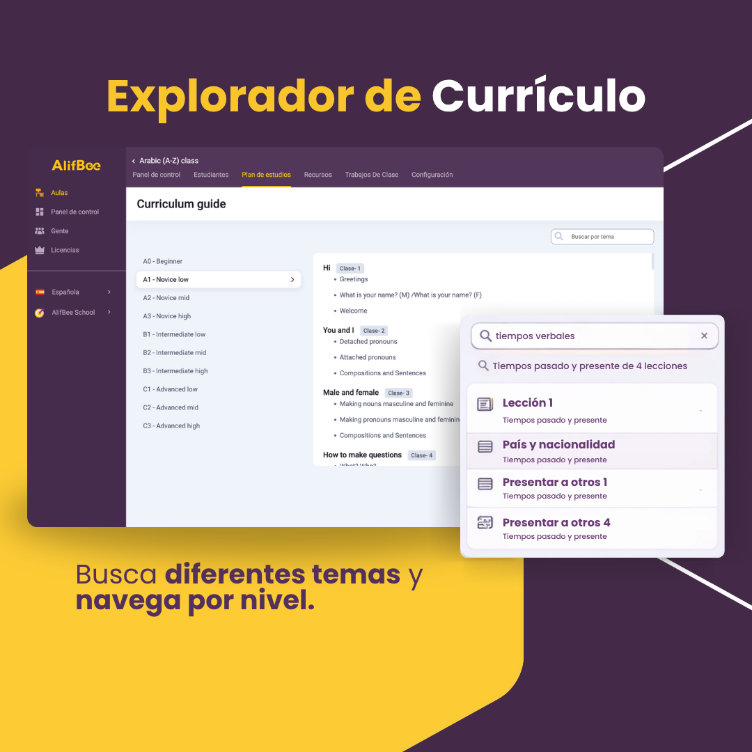 Licencias AlifBee Para Escuelas Incluyen Acceso a la App y Panel de Control