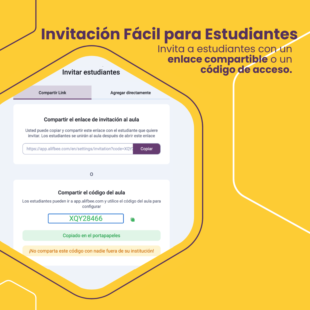 Licencias AlifBee Para Escuelas Incluyen Acceso a la App y Panel de Control