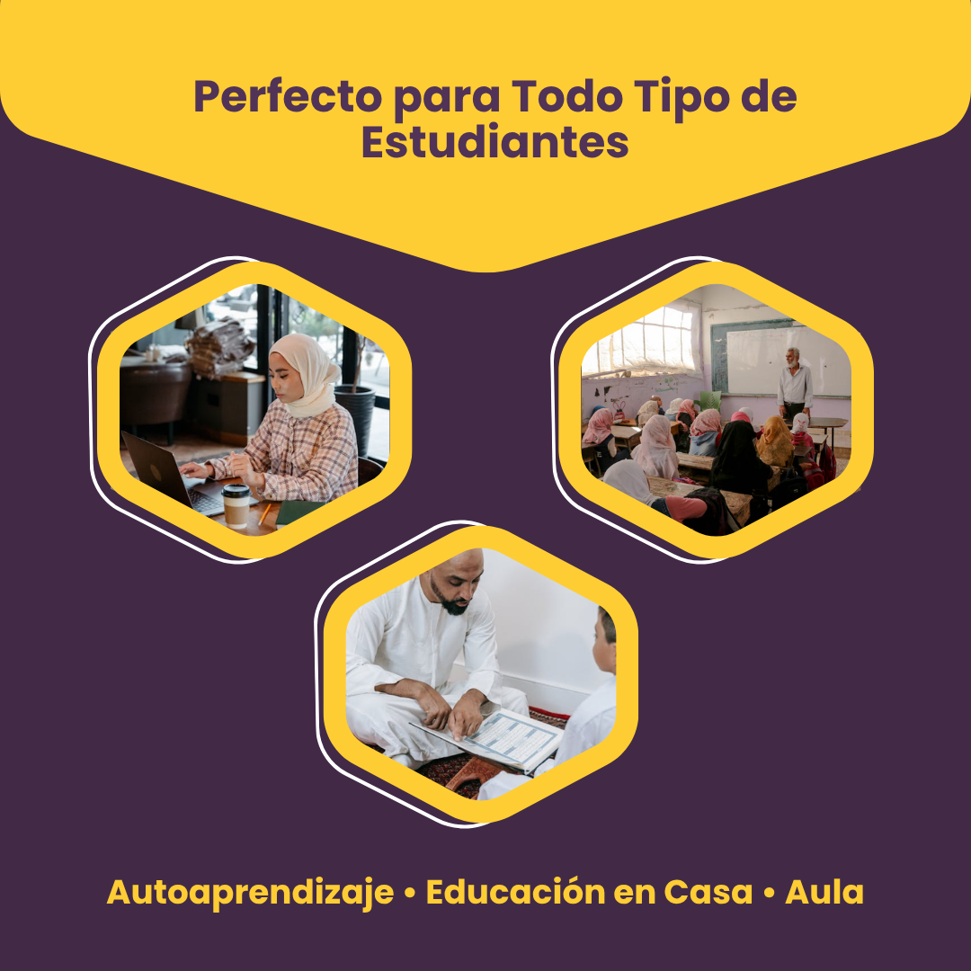 Paquete de acceso a la aplicación AlifBee Premium + 14 libros electrónicos - Sistema completo de aprendizaje de árabe para todos los niveles